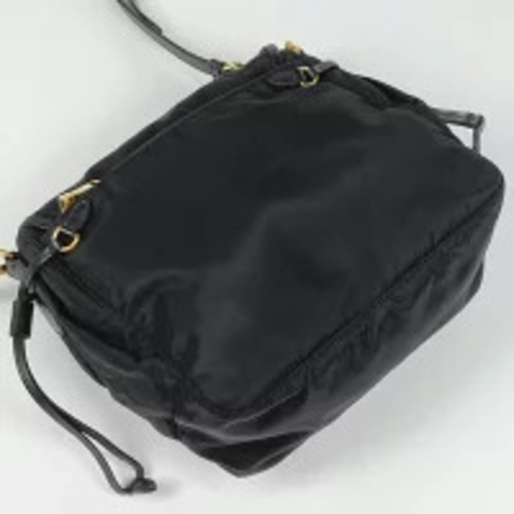 Prada Black Shoulder Crossbody Nero Bag Tessuto Black